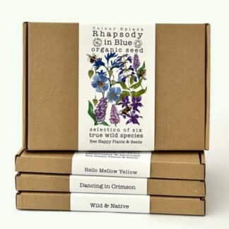 Rhapsody in Blue - gift packs of organic seeds